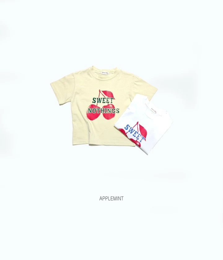 Applemint - Korean Children Fashion - #Kfashion4kids - Sweet Cherry Tee - 7
