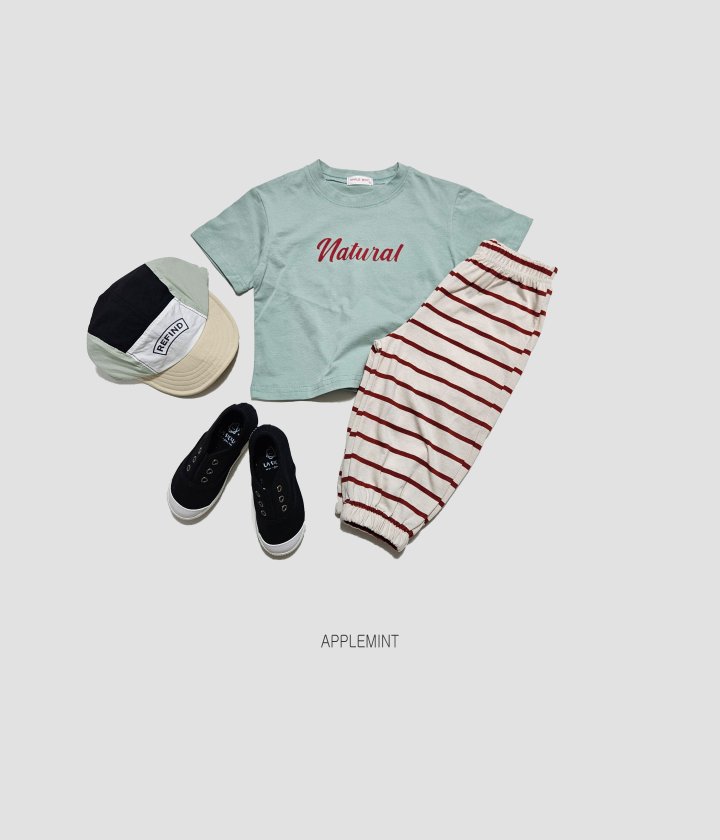 Applemint - Korean Children Fashion - #discoveringself - Natural Tee - 5