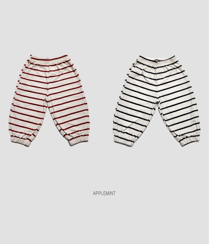 Applemint - Korean Children Fashion - #discoveringself - Summer Striped Pants