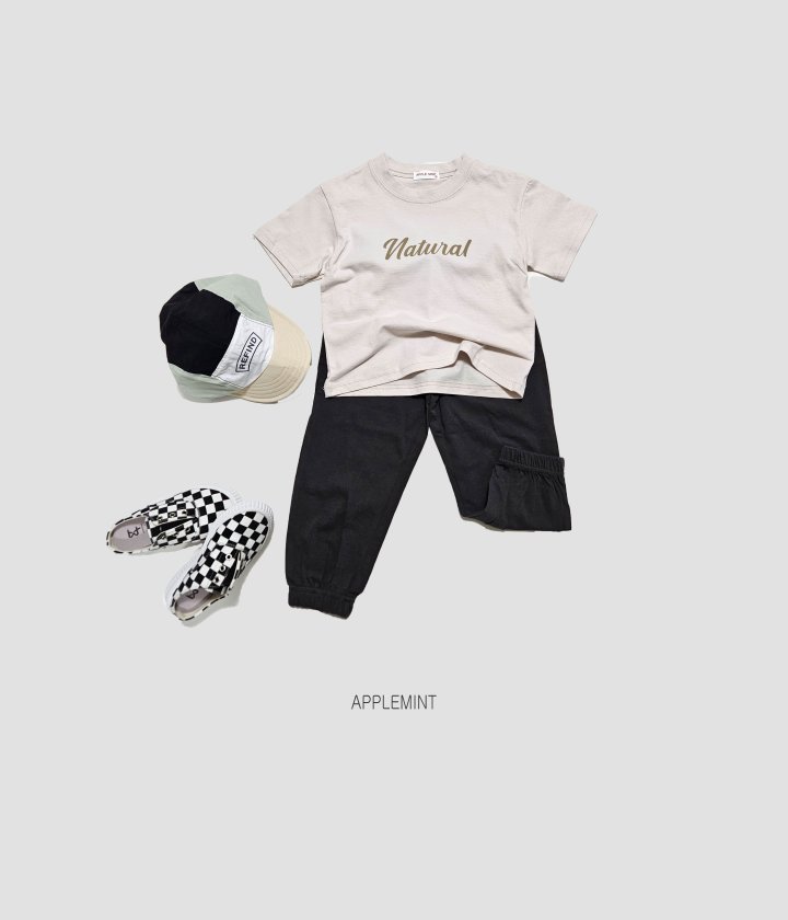 Applemint - Korean Children Fashion - #fashionkids - Natural Tee - 6