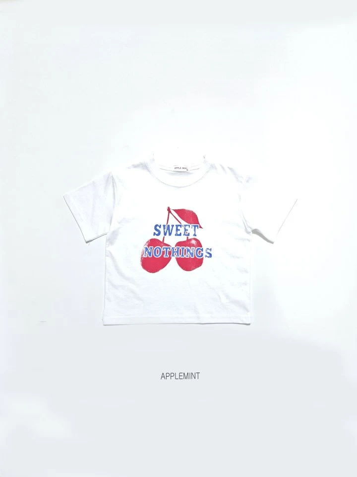 Applemint - Korean Children Fashion - #fashionkids - Sweet Cherry Tee - 3