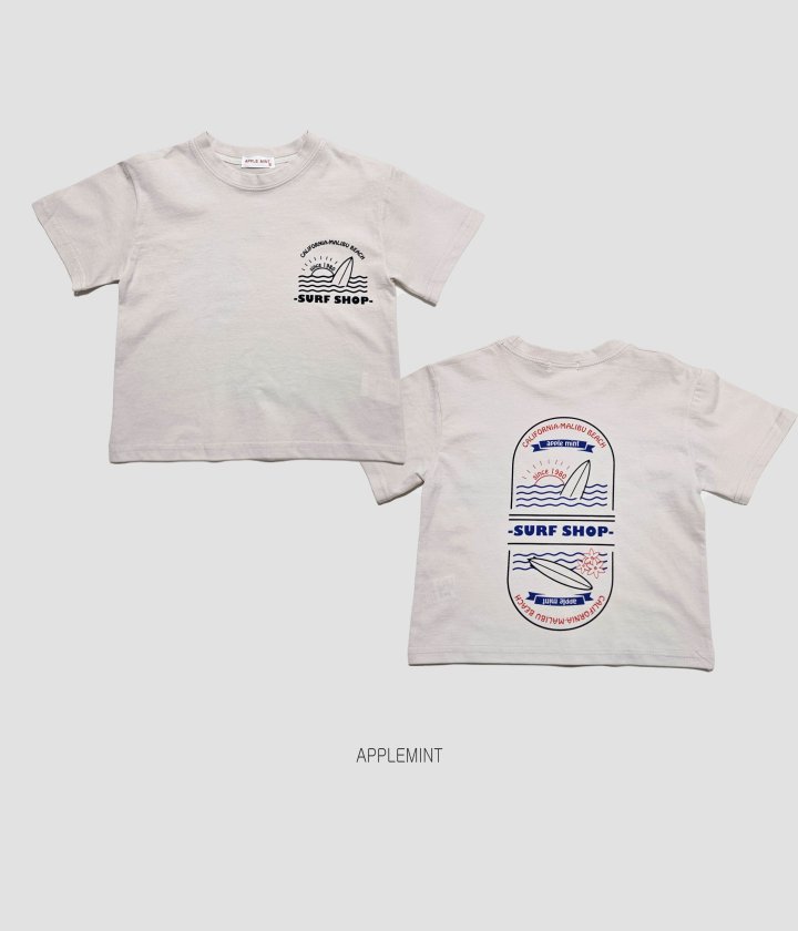 Applemint - Korean Children Fashion - #kidsstore - Surfer Tee - 4