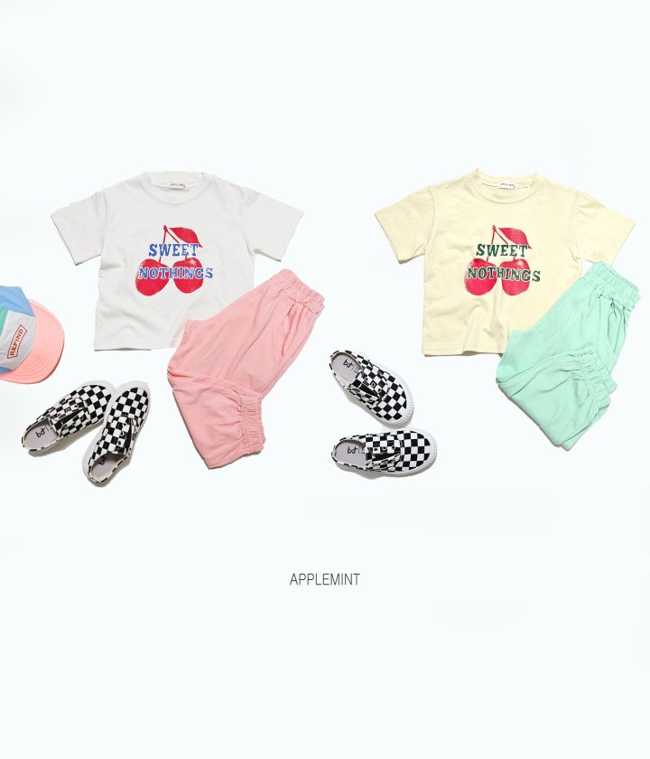 Applemint - Korean Children Fashion - #littlefashionista - Sweet Cherry Tee - 8