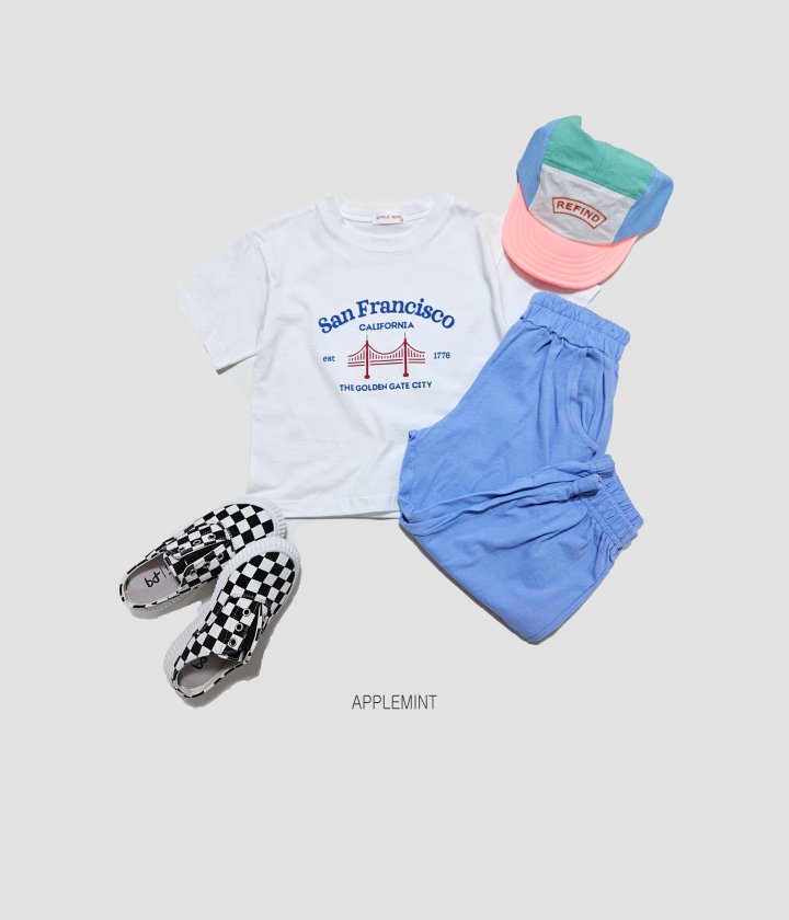 Applemint - Korean Children Fashion - #littlefashionista - San Francisco Tee - 5
