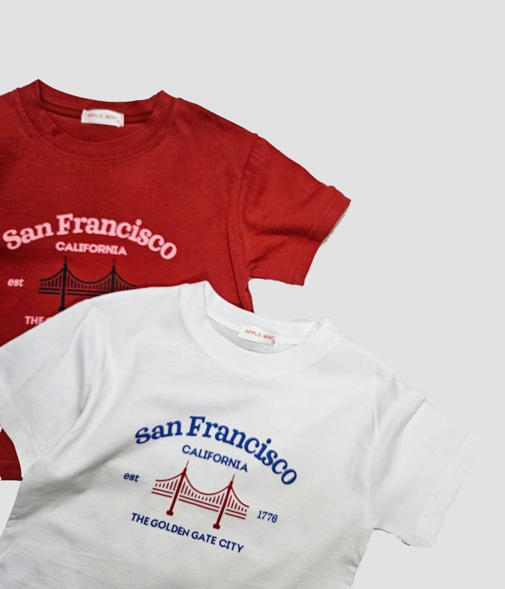 Applemint - Korean Children Fashion - #magicofchildhood - San Francisco Tee - 6