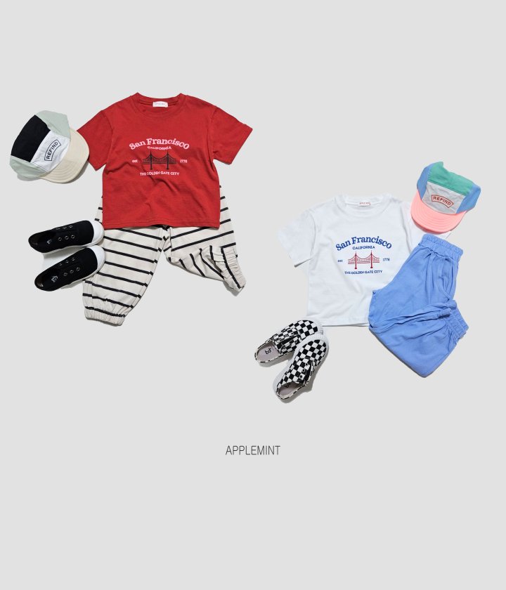 Applemint - Korean Children Fashion - #minifashionista - San Francisco Tee - 7