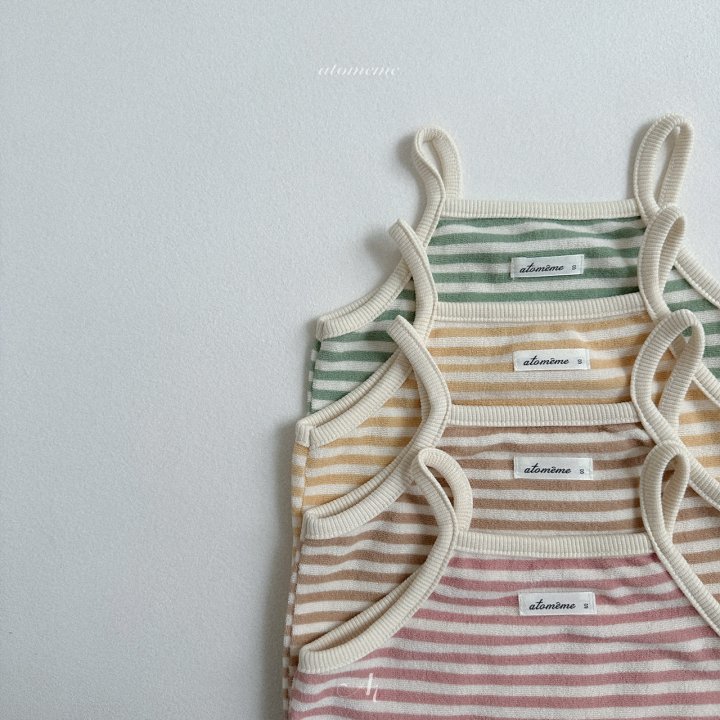 Atomeme - Korean Baby Fashion - #babyboutiqueclothing - Naive Terry Sleeveless Tee - 2