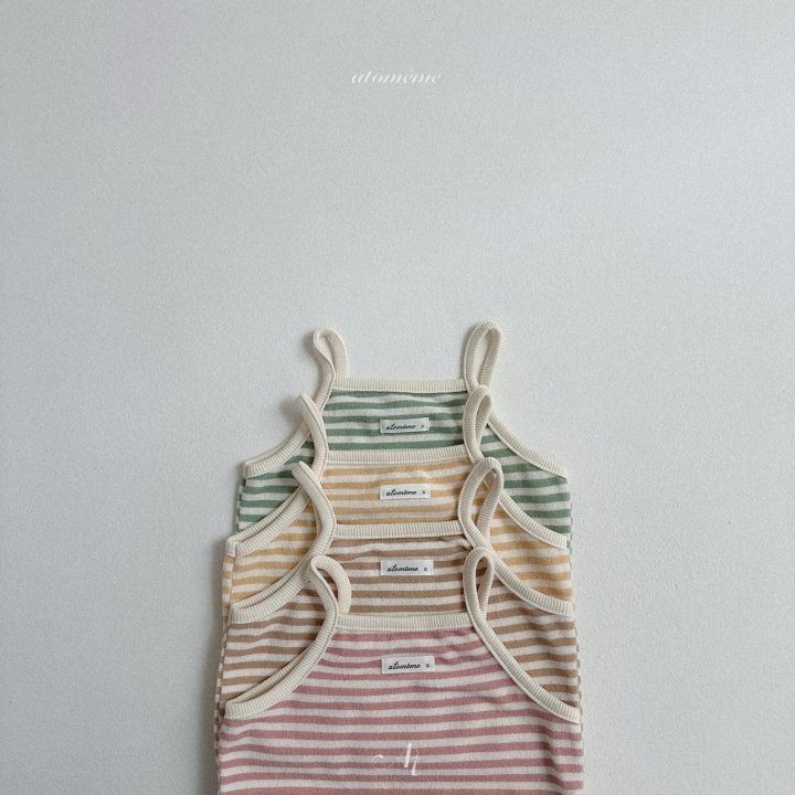 Atomeme - Korean Baby Fashion - #babyclothing - Naive Terry Sleeveless Tee - 3
