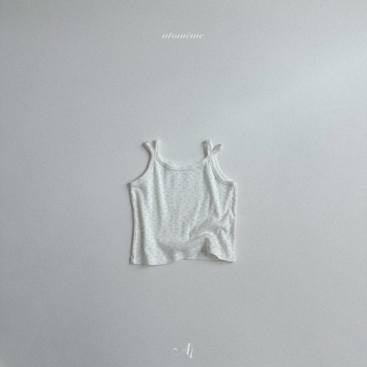 Atomeme - Korean Baby Fashion - #babyoninstagram - Floral Sleeveless Tee - 4
