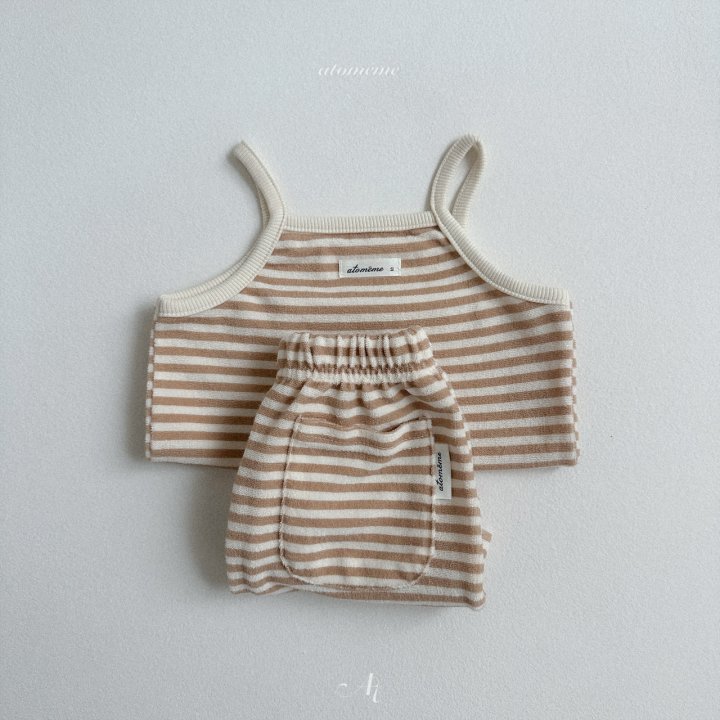 Atomeme - Korean Baby Fashion - #babyoutfit - Naive Terry Sleeveless Tee - 11