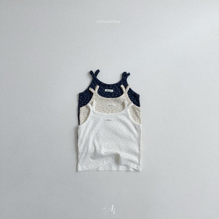 Atomeme - Korean Baby Fashion - #babyoutfit - Floral Sleeveless Tee - 6