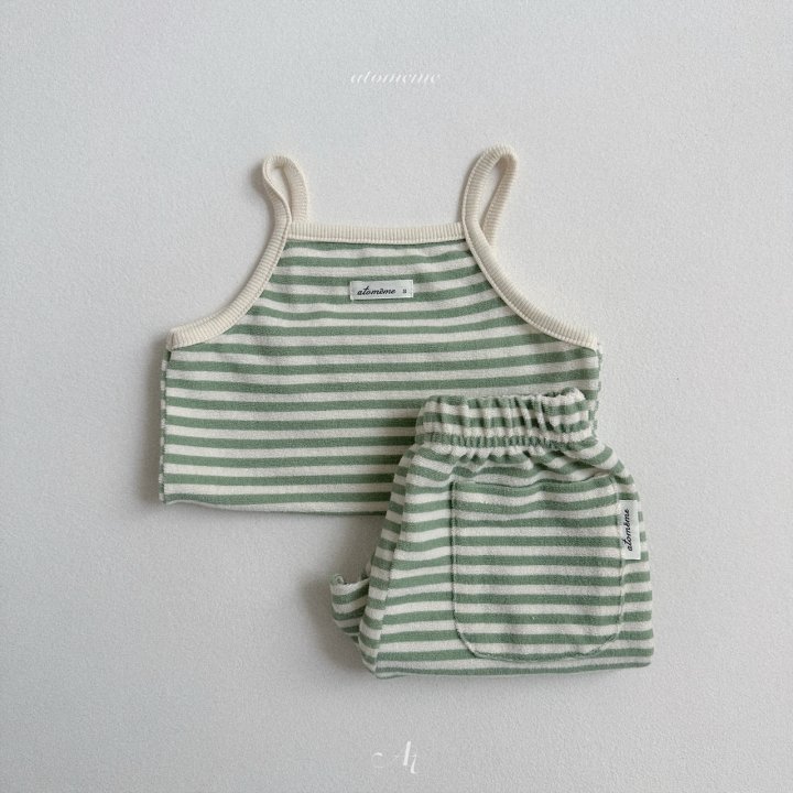 Atomeme - Korean Baby Fashion - #babywear - Naive Terry Sleeveless Tee - 12