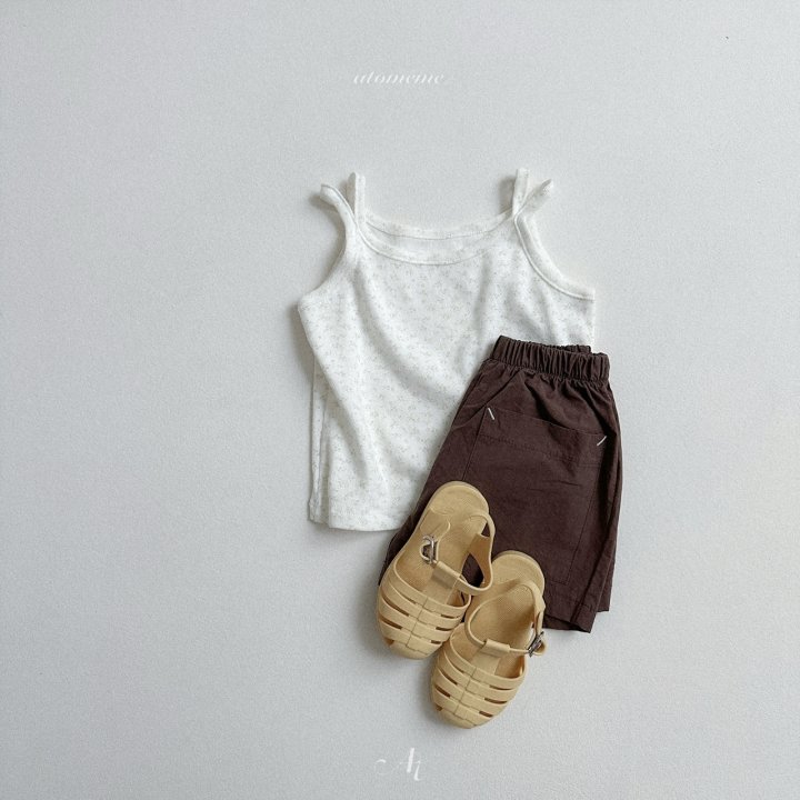 Atomeme - Korean Baby Fashion - #onlinebabyshop - Floral Sleeveless Tee - 9