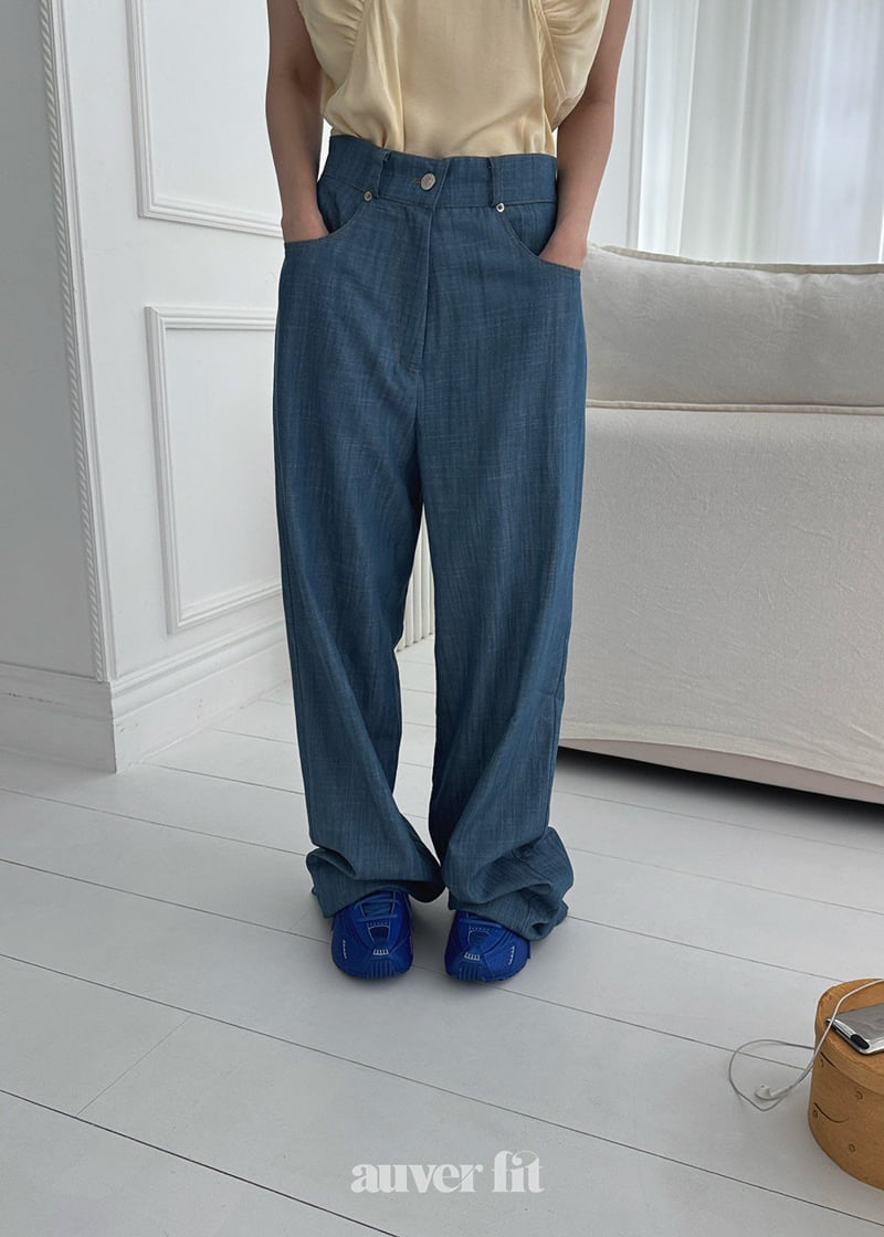 Auver_Fit - Korean Women Fashion - #momslook - Tencel Denim Pants - 8