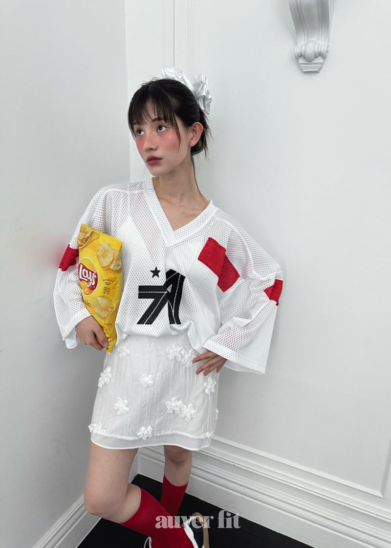 Auver_Fit - Korean Women Fashion - #momslook - A Short-Sleeved Jersey Tee