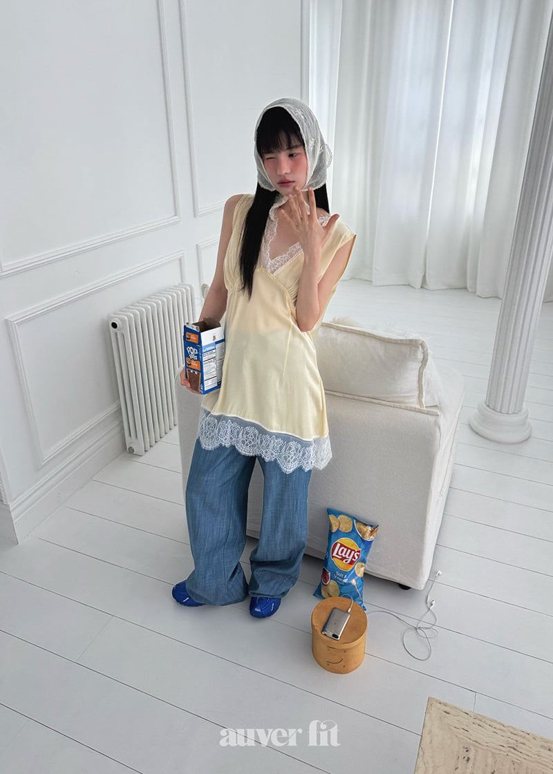 Auver_Fit - Korean Women Fashion - #momslook - Lingerie Satin Dress - 8
