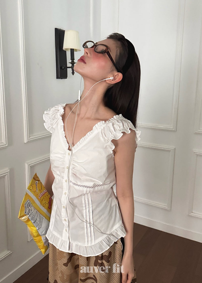 Auver_Fit - Korean Women Fashion - #momslook - Jane Off-Shoulder Sleeveless - 3