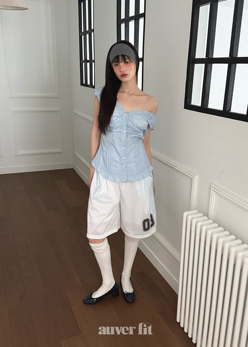 Auver_Fit - Korean Women Fashion - #momslook - Jane Off-Shoulder Sleeveless - 7