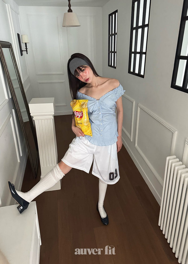 Auver_Fit - Korean Women Fashion - #momslook - Jane Off-Shoulder Sleeveless - 9