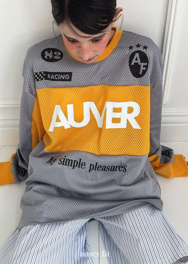 Auver_Fit - Korean Women Fashion - #pursuepretty - Motor Jersey Tee - 9