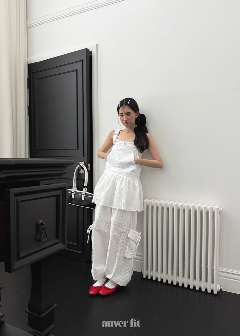 Auver_Fit - Korean Women Fashion - #pursuepretty - Punched Strap Sleeveless - 6