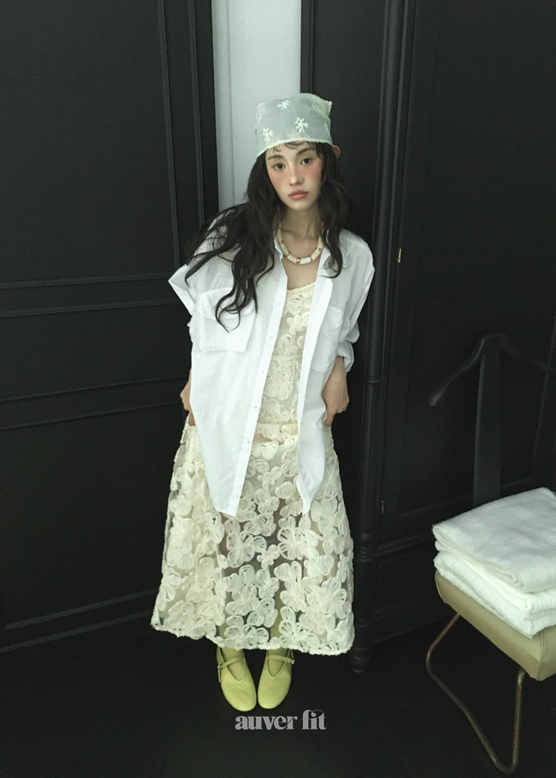 Auver_Fit - Korean Women Fashion - #pursuepretty - Chiffon Flower Dress - 12