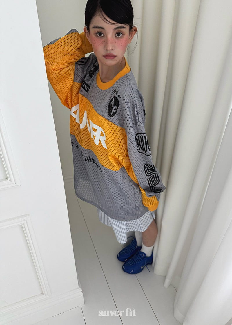 Auver_Fit - Korean Women Fashion - #restrostyle - Motor Jersey Tee - 10