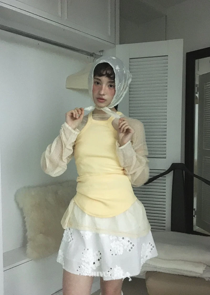 Auver_Fit - Korean Women Fashion - #restrostyle - Summer Net Tee - 9