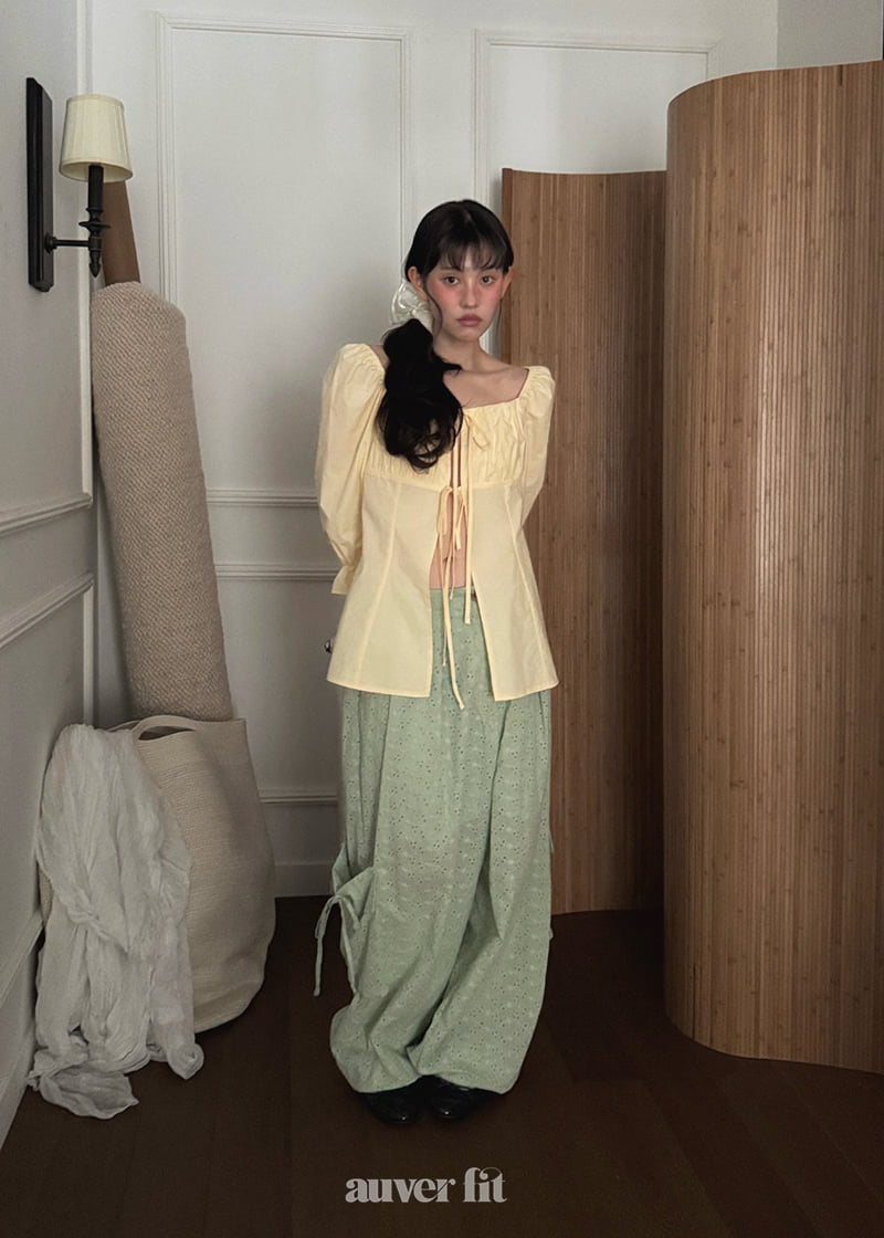 Auver_Fit - Korean Women Fashion - #romanticstyle - Punched Cargo Pants - 9