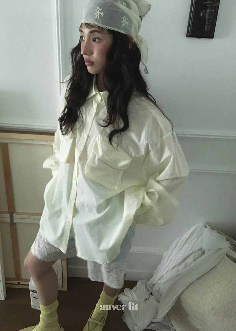 Auver_Fit - Korean Women Fashion - #romanticstyle - Asa Pocket Shirt - 11
