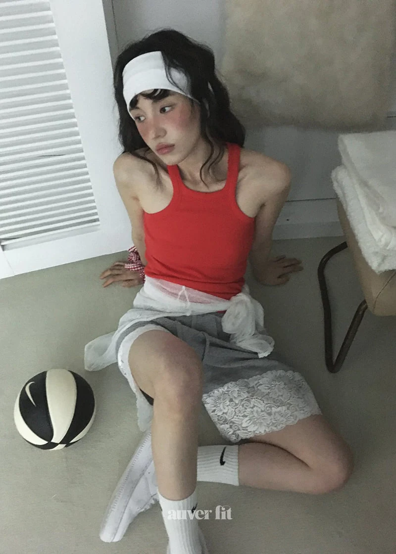 Auver_Fit - Korean Women Fashion - #romanticstyle - Mesh Lace Shorts - 9