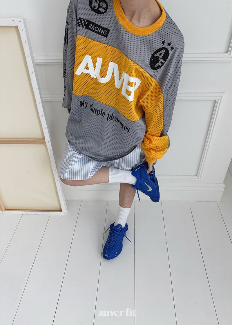 Auver_Fit - Korean Women Fashion - #shopsmall - Motor Jersey Tee - 12