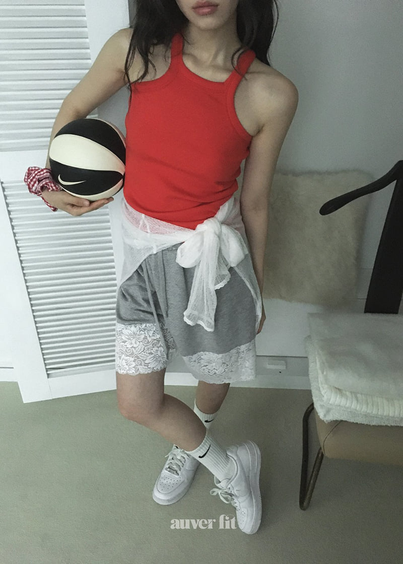 Auver_Fit - Korean Women Fashion - #shopsmall - Mesh Lace Shorts - 10