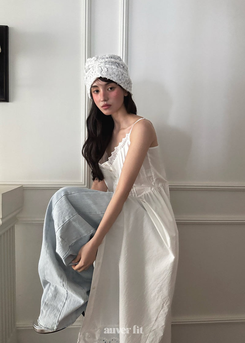 Auver_Fit - Korean Women Fashion - #thatsdarling - Cotton Punched Long Dress - 6