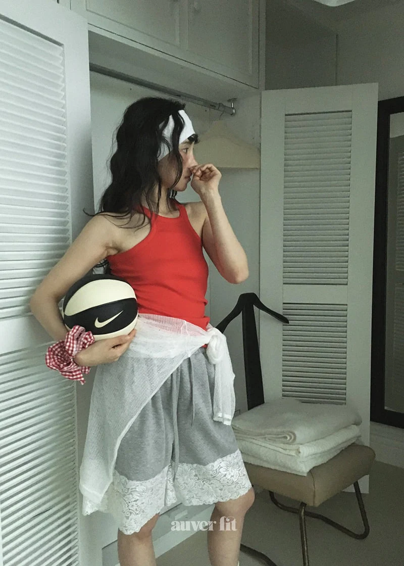 Auver_Fit - Korean Women Fashion - #thatsdarling - Mesh Lace Shorts - 11