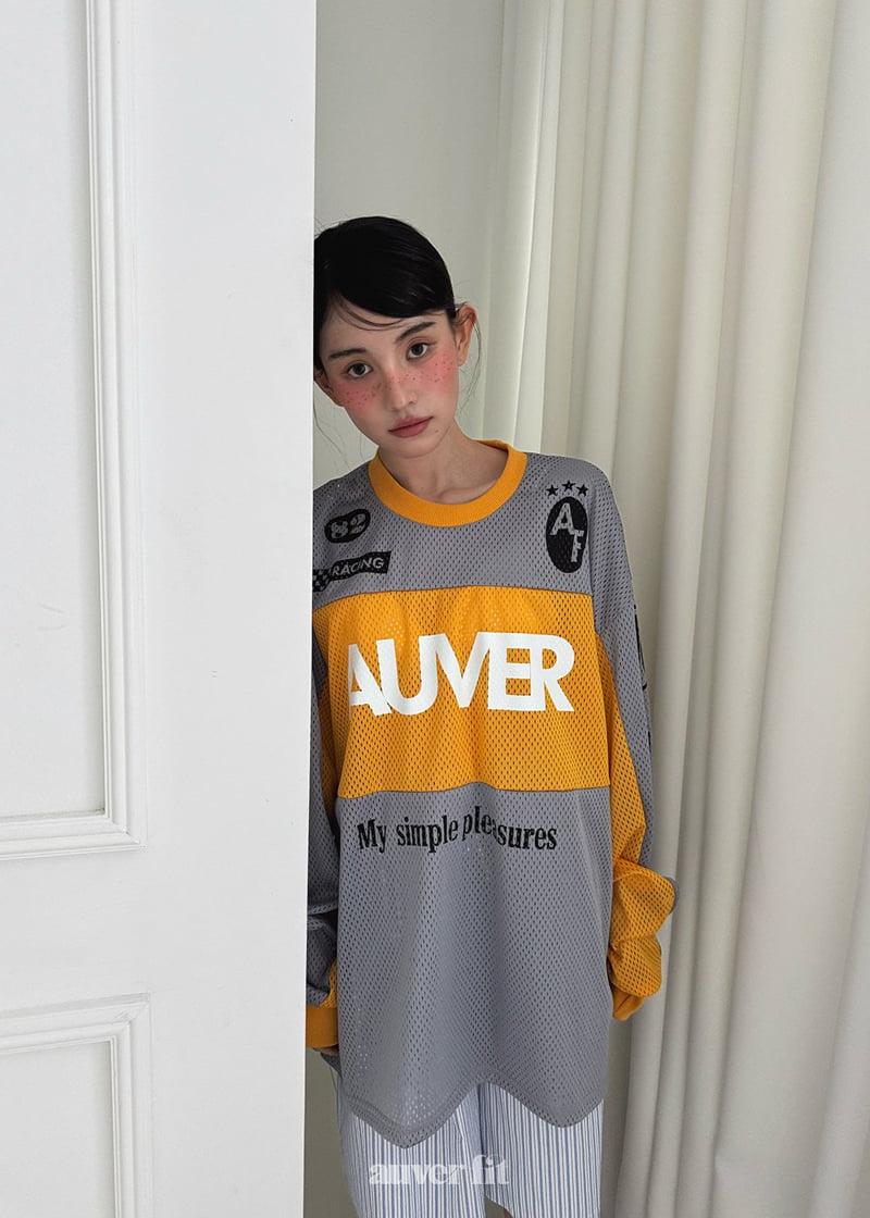 Auver_Fit - Korean Women Fashion - #vintageinspired - Motor Jersey Tee - 7
