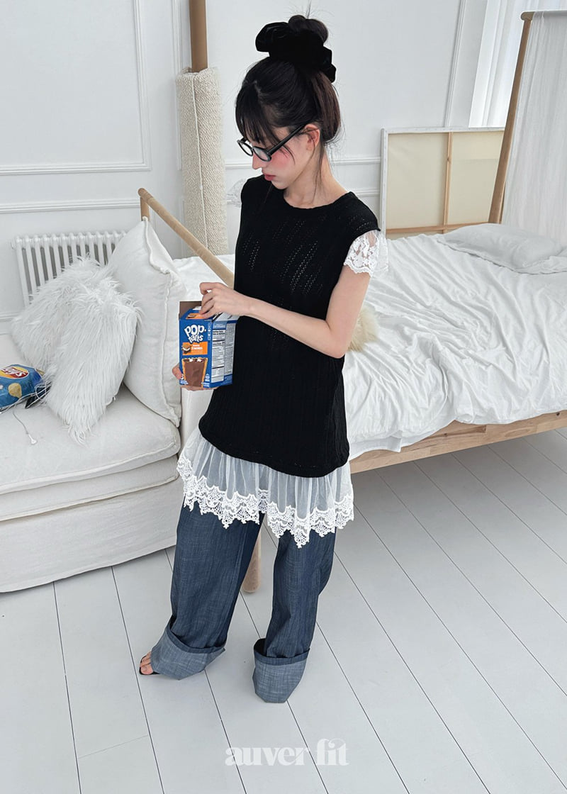 Auver_Fit - Korean Women Fashion - #womensfashion - Tencel Denim Pants - 3