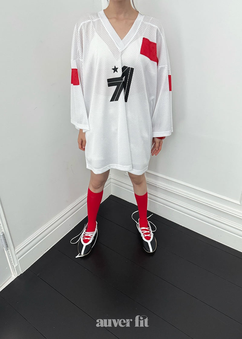 Auver_Fit - Korean Women Fashion - #momslook - A Short-Sleeved Jersey Tee - 4