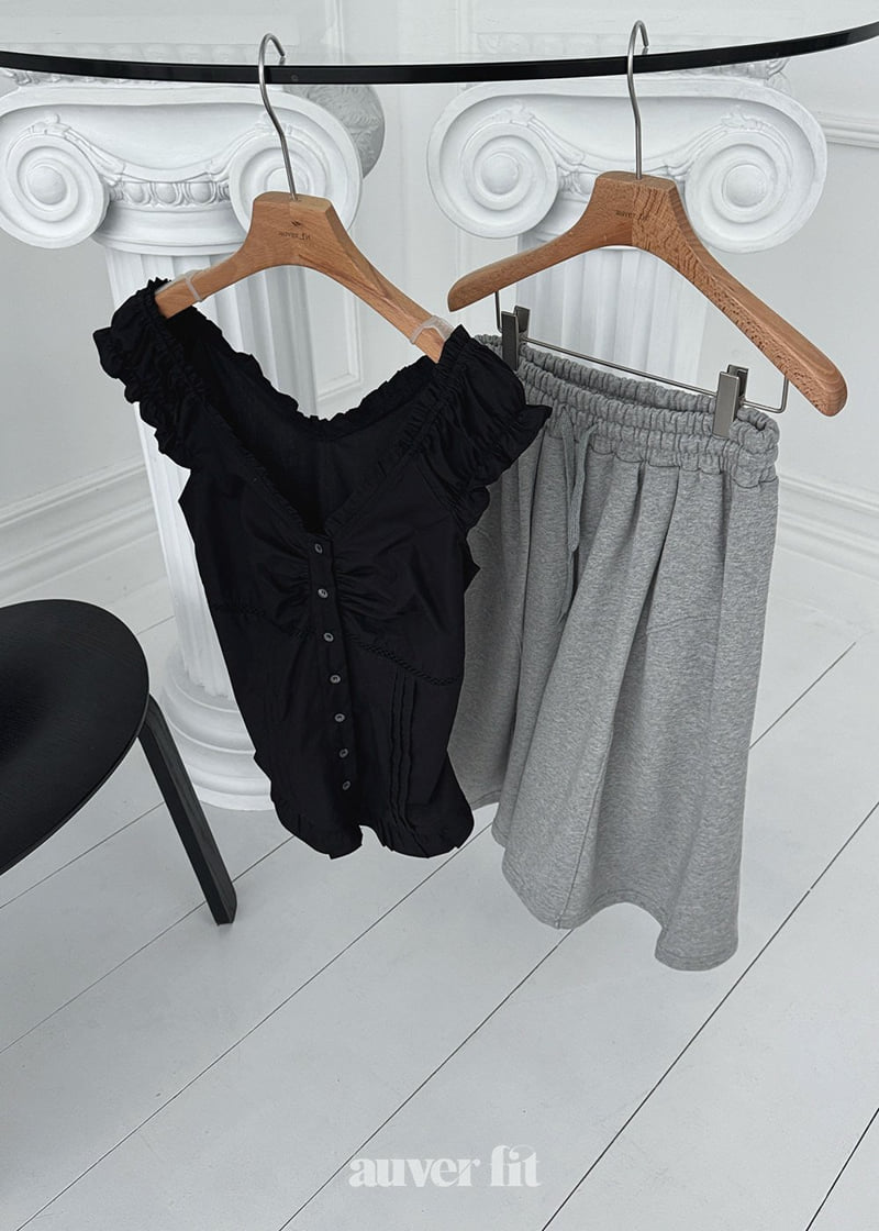 Auver_Fit - Korean Women Fashion - #womensfashion - Jane Off-Shoulder Sleeveless - 12