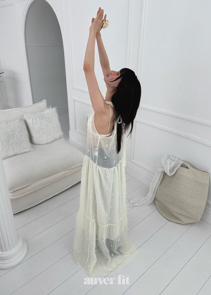 Auver_Fit - Korean Women Fashion - #womensfashion - Rose Halter Long Dress - 9