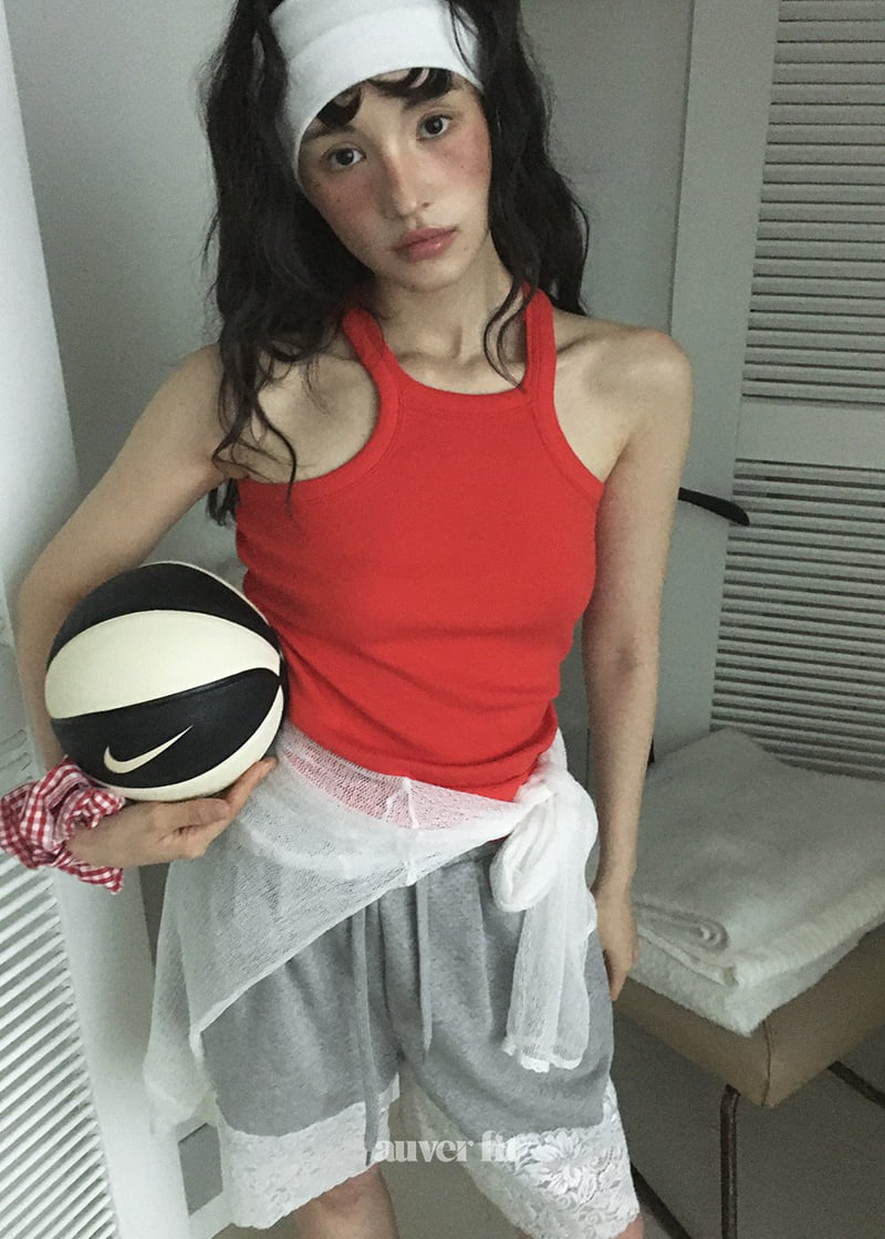 Auver_Fit - Korean Women Fashion - #womensfashion - Halter Neck Sleeveless - 2