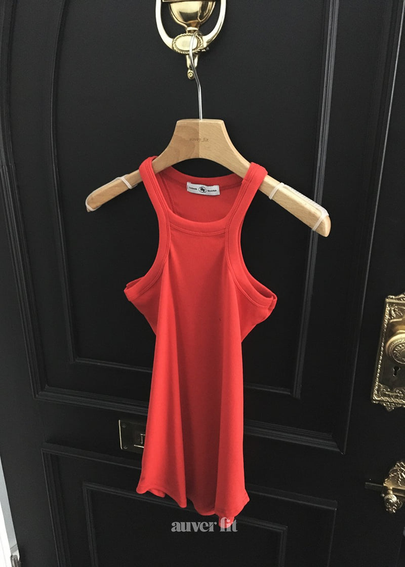 Auver_Fit - Korean Women Fashion - #momslook - Halter Neck Sleeveless - 4