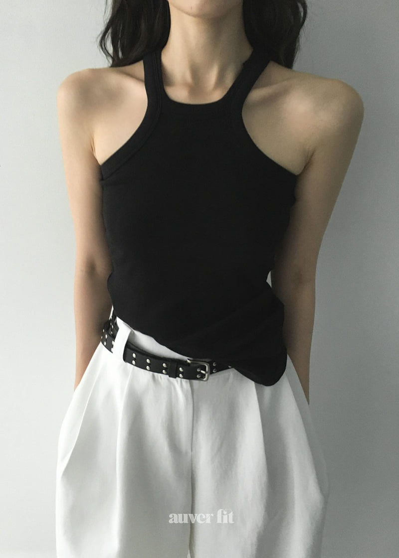 Auver_Fit - Korean Women Fashion - #womensfashion - Halter Neck Sleeveless - 6