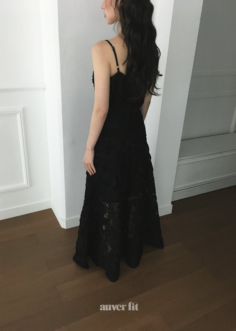 Auver_Fit - Korean Women Fashion - #womensfashion - Chiffon Flower Dress - 5