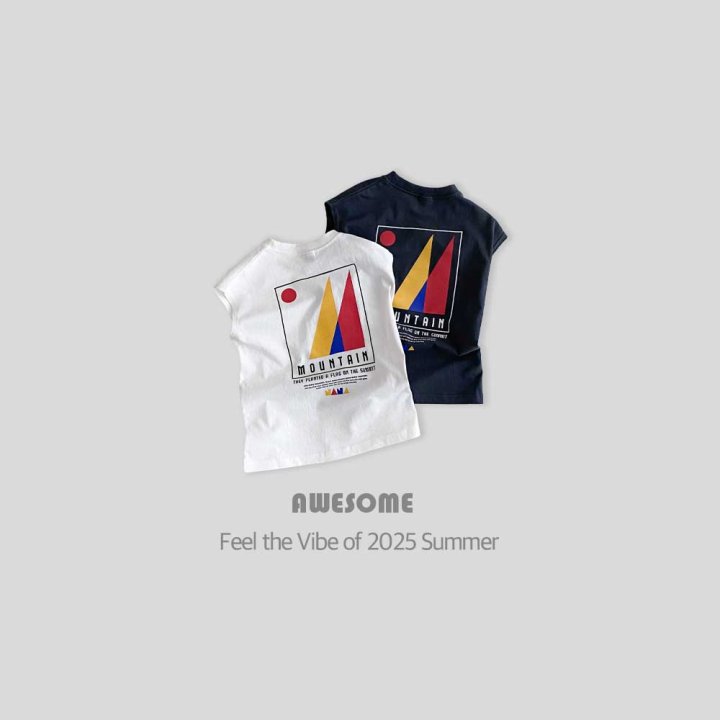 Awesome Bebe - Korean Children Fashion - #childofig - Mountain Sleeveless