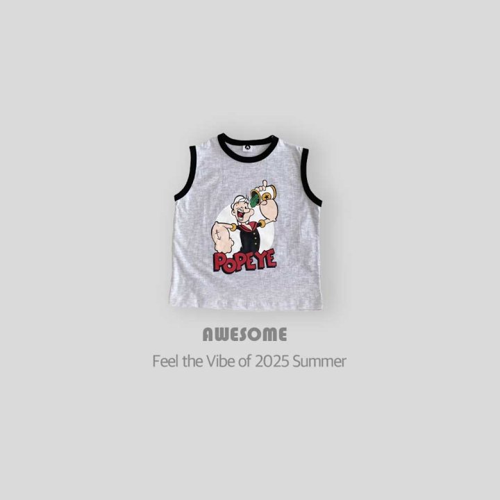 Awesome Bebe - Korean Children Fashion - #discoveringself - Popeye Sleeveless Setup - 6