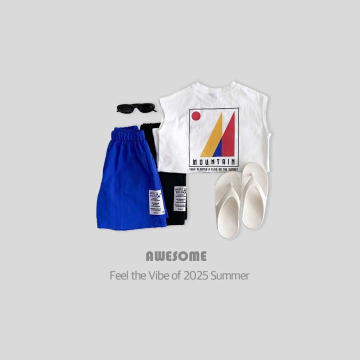 Awesome Bebe - Korean Children Fashion - #designkidswear - Mountain Sleeveless - 4