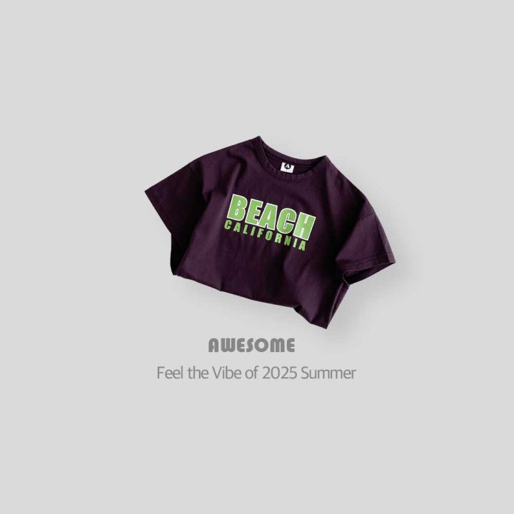 Awesome Bebe - Korean Children Fashion - #discoveringself - (Tencel) Beach Short-Sleeve Tee - 4