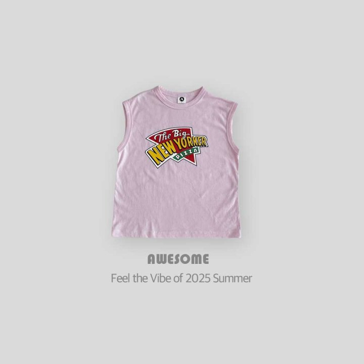 Awesome Bebe - Korean Children Fashion - #fashionkids - New York Pizza Sleeveless - 4