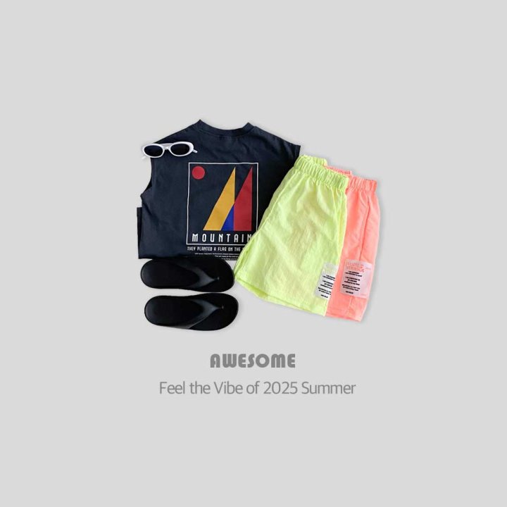 Awesome Bebe - Korean Children Fashion - #kidsstore - Mountain Sleeveless - 7